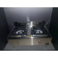 御富宝/低汤灶/SPTT18/自吸风燃气双头猛火低汤灶/1200*700*500+200